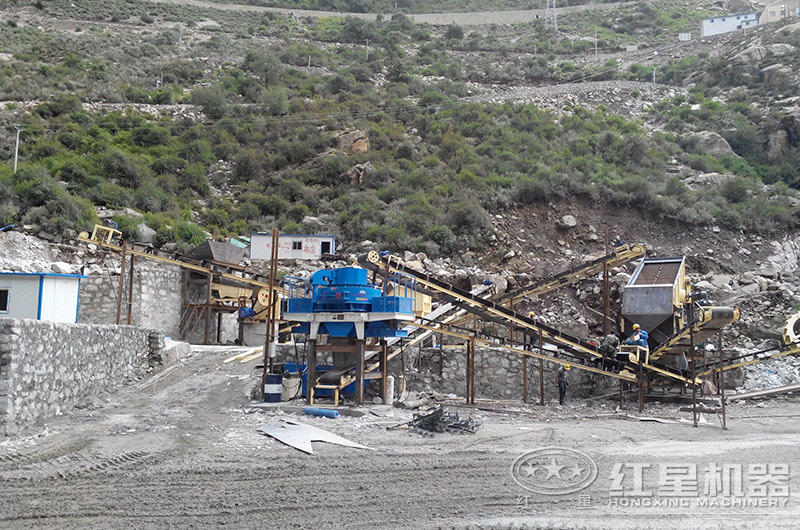 珍珠巖制砂加工現場 珍珠巖制砂加工現場