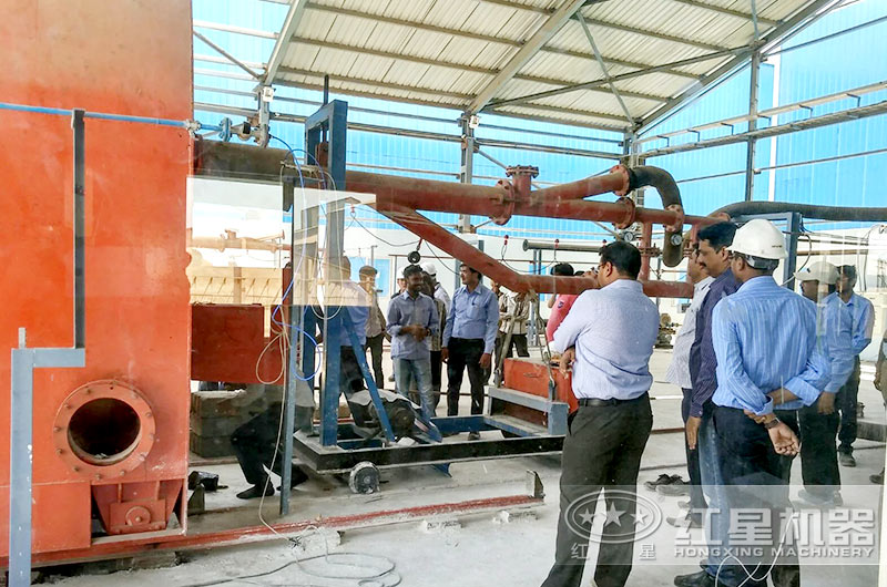 回轉窯生產線安裝現場 回轉窯生產線安裝現場