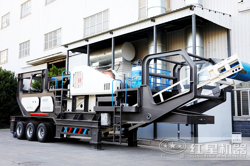 二合一中的移動顎式破碎機 二合一中的移動顎式破碎機