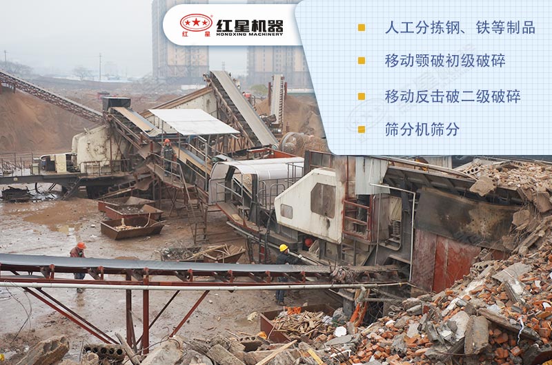 建筑垃圾資源化流程 建筑垃圾資源化流程