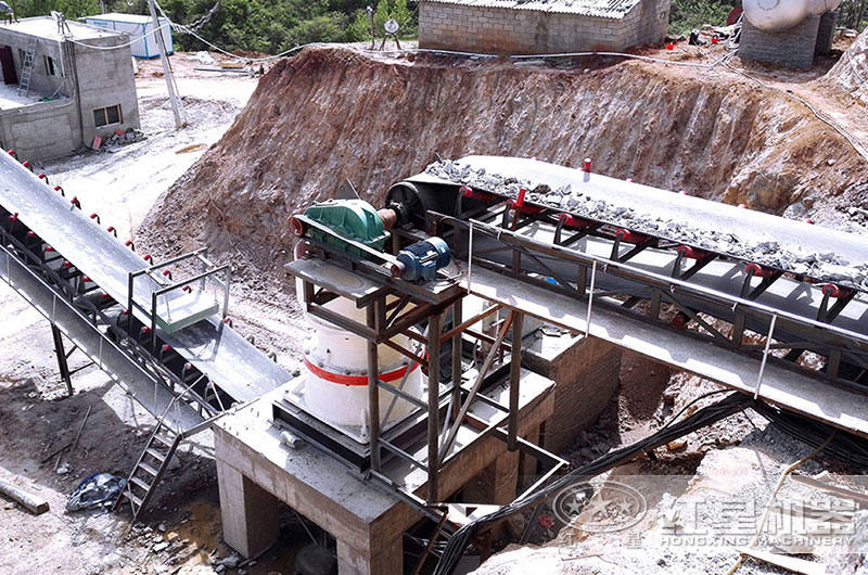 單缸圓錐破碎機處理高硬度石料生產(chǎn)12石子現(xiàn)場 單缸圓錐破碎機處理高硬度石料生產(chǎn)12石子現(xiàn)場