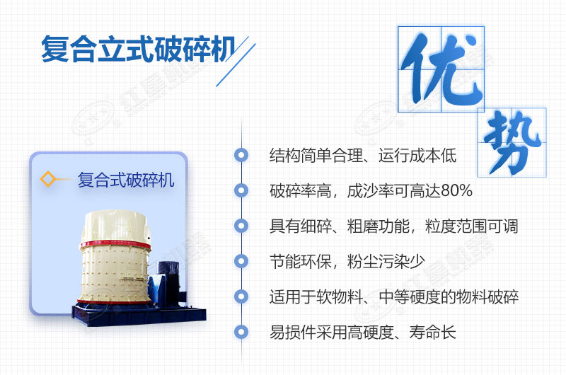 復合立式破碎機具備多重優勢 復合立式破碎機具備多重優勢