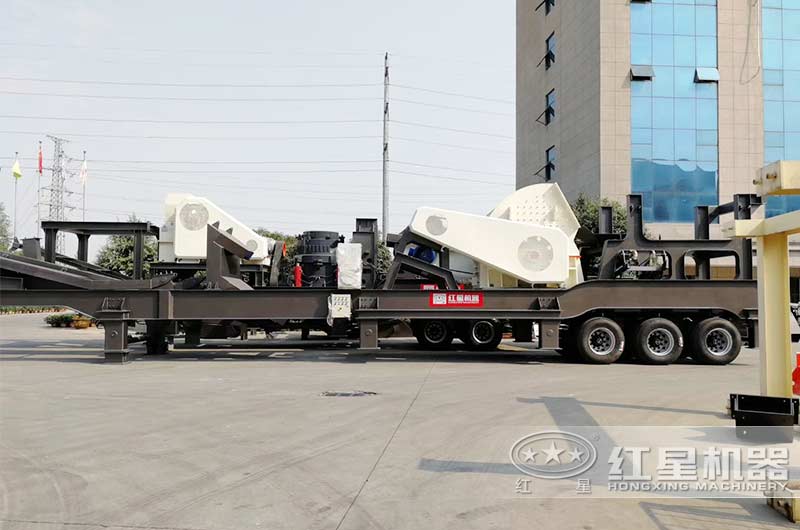 流動式輪胎建筑垃圾破碎機 流動式輪胎建筑垃圾破碎機