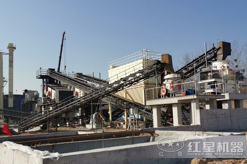 鋼渣制砂加工現場 鋼渣制砂加工現場