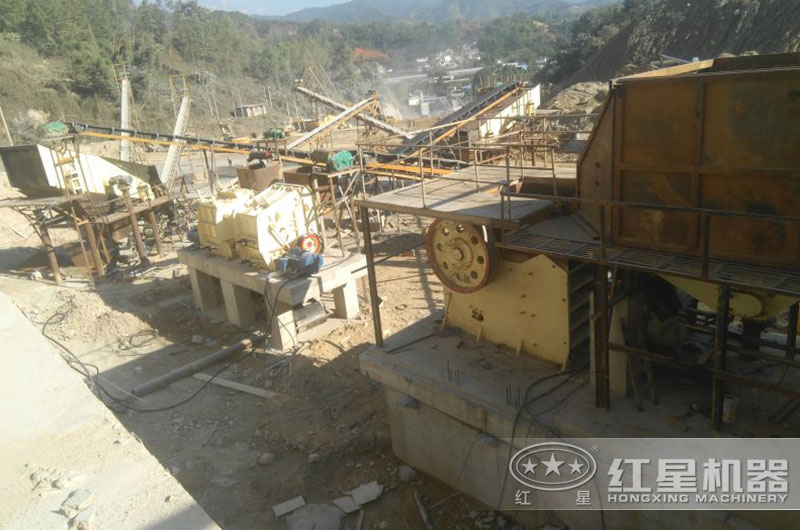 鄂破機+反擊破作業現場 鄂破機+反擊破作業現場