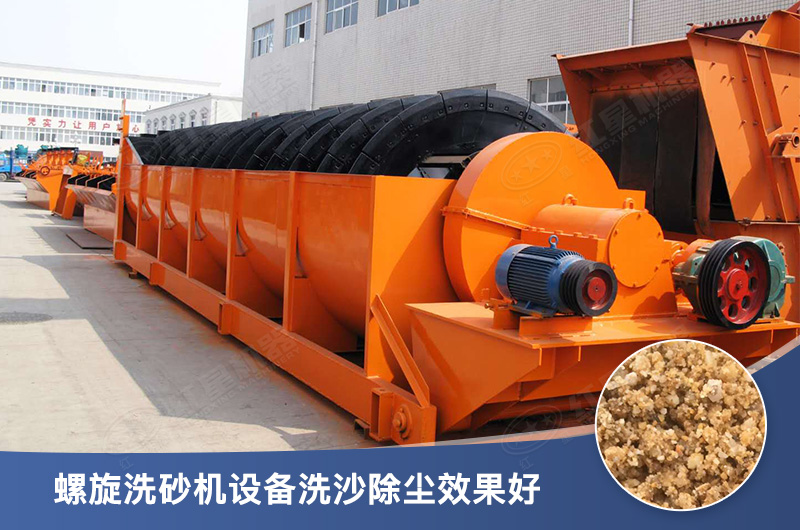 螺旋洗砂機除塵效果好,且價格不貴,趕快選購! 螺旋洗砂機除塵效果好,且價格不貴,趕快選購!