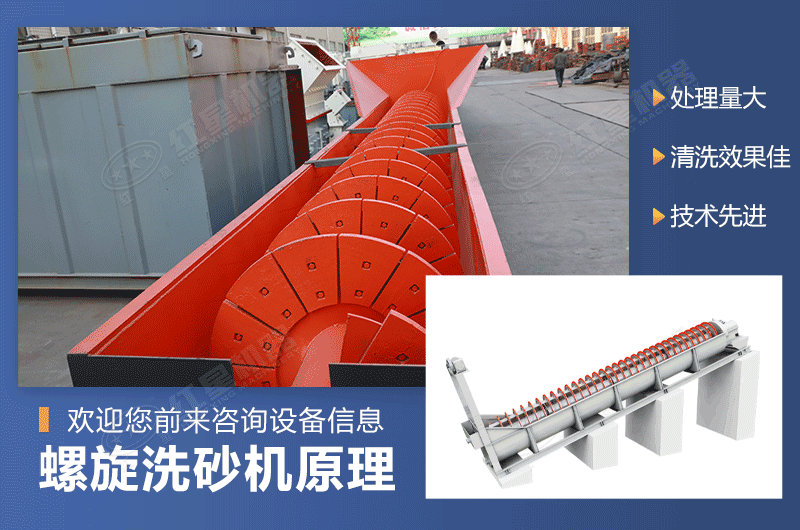 螺旋洗砂機工作原理 螺旋洗砂機工作原理