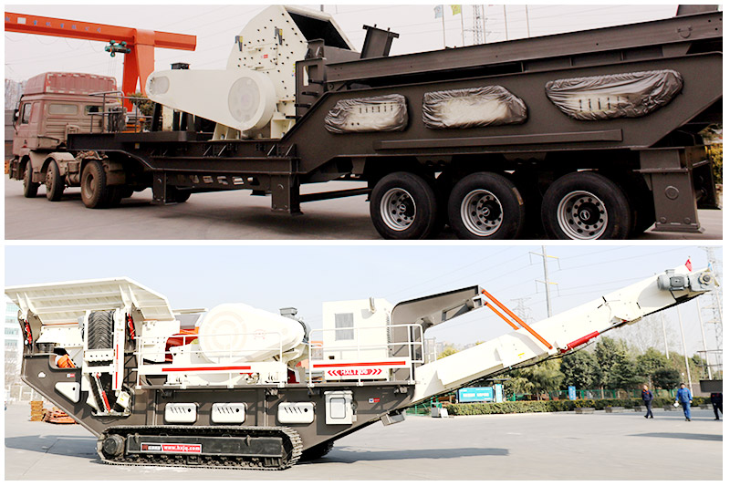 移動式破碎機——建筑垃圾破碎設備 移動式破碎機——建筑垃圾破碎設備