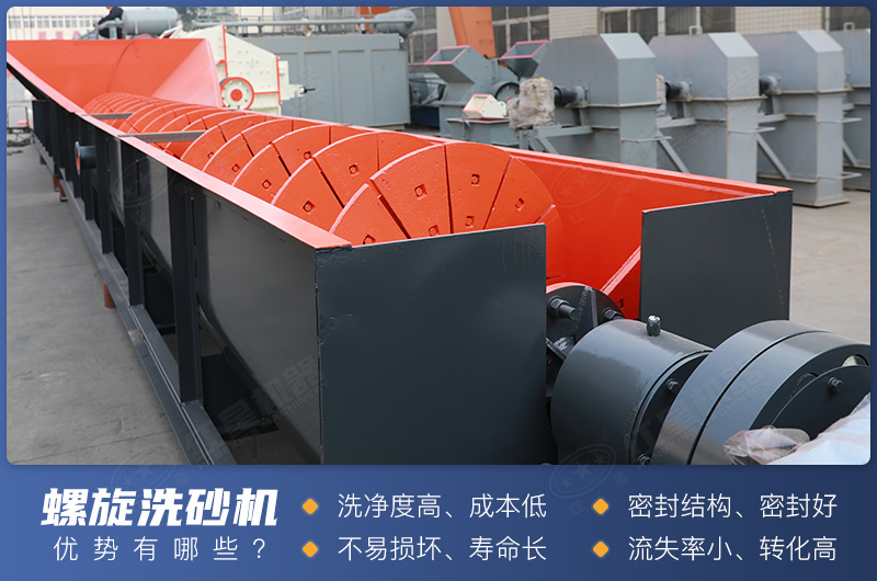 螺旋洗砂機性能優勢 螺旋洗砂機性能優勢